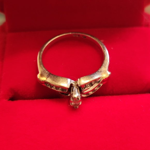 14k Gold Diamond Engagement Ring or Promise Annive - Picture 7 of 7